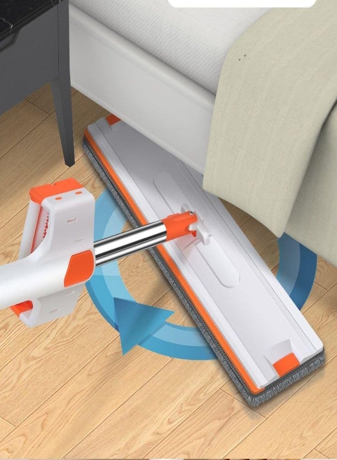 UPKARANWALE وسادات إعادة تعبئة بديلة من الألياف الدقيقة من UPKARANWALE لممسحة Flat Squeeze Magic للاستخدام المنزلي والمكاتب والمقاهي والمطاعم والفنادق، مزودة بقفل ثنائي الاتجاه (المقاس - 12 × 40 سم، مجموعة من قطعة واحدة) - Image 3